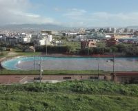 pista di pattinaggio nel parco di Monte Claro